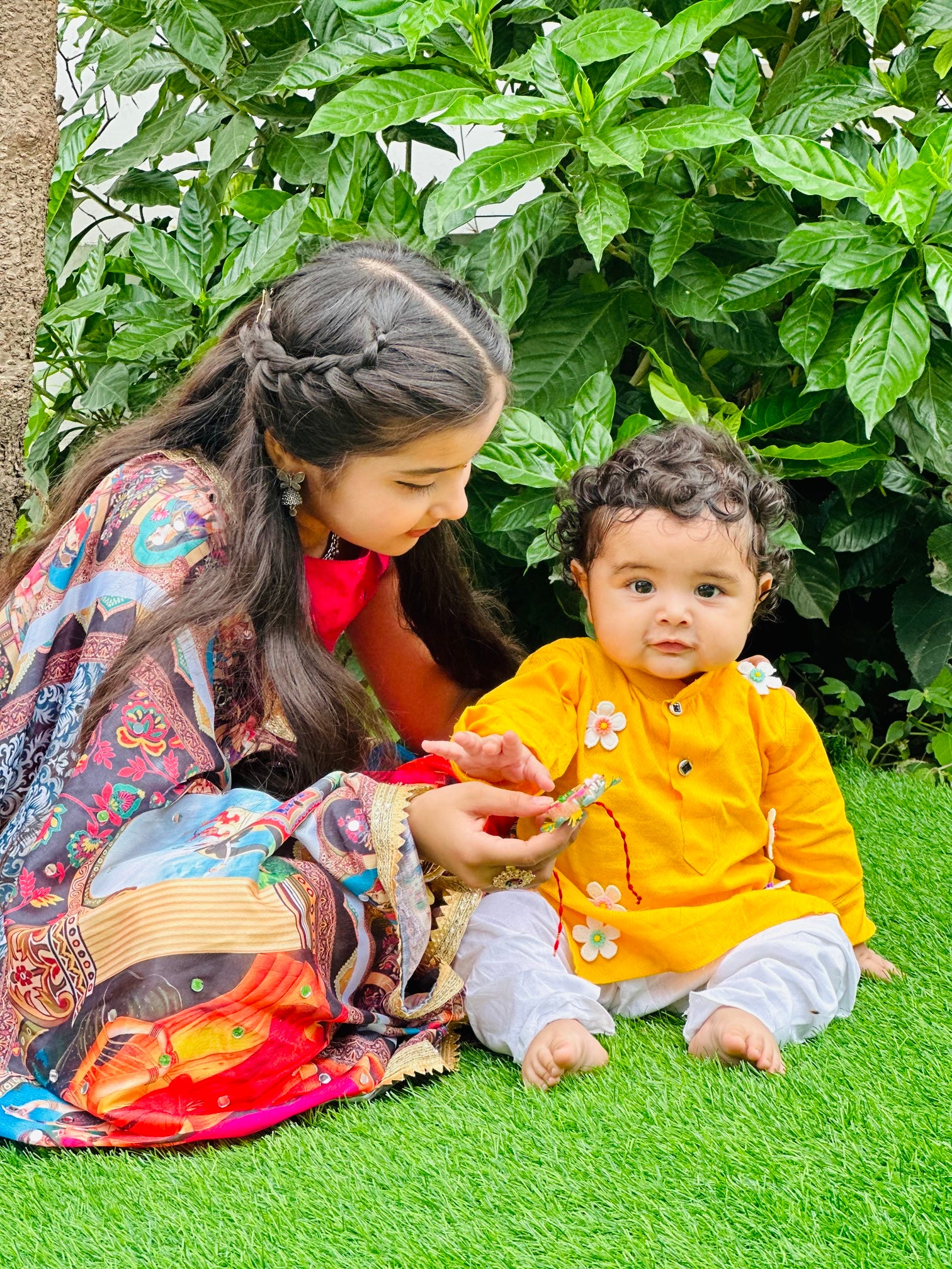 Babynjungle kids Infant Ethnic wear 100% Cotton Kurta set for