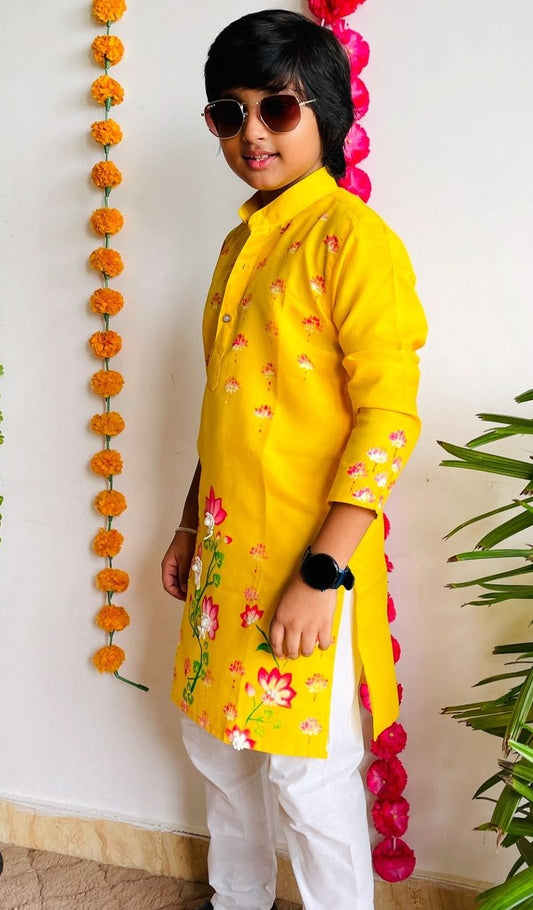 Himank Style 100% Cotton kurta Set for Boys