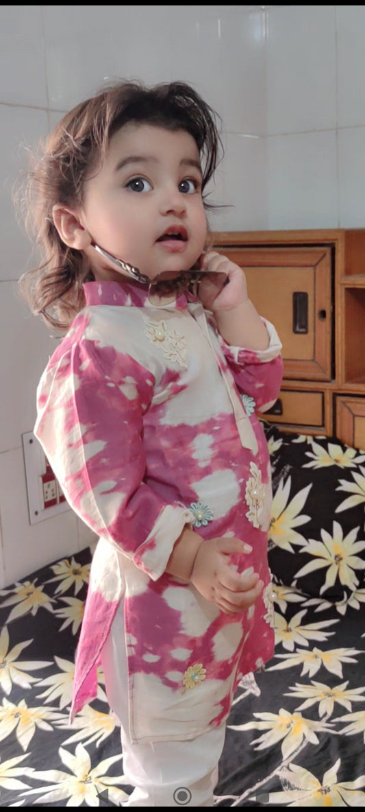 Boys 100% Cotton Designer Partywear Ethnic Kurta set