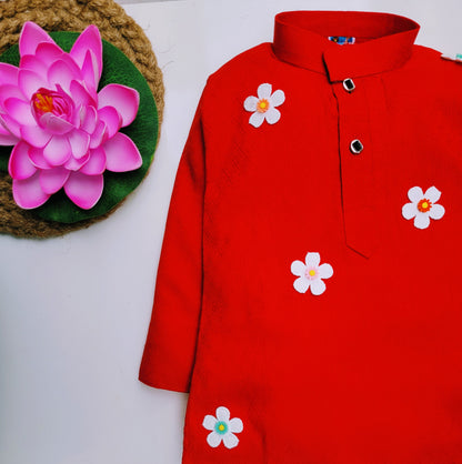 Babynjungle kids - Infant Ethnic wear 100% Cotton Kurta set for Boys