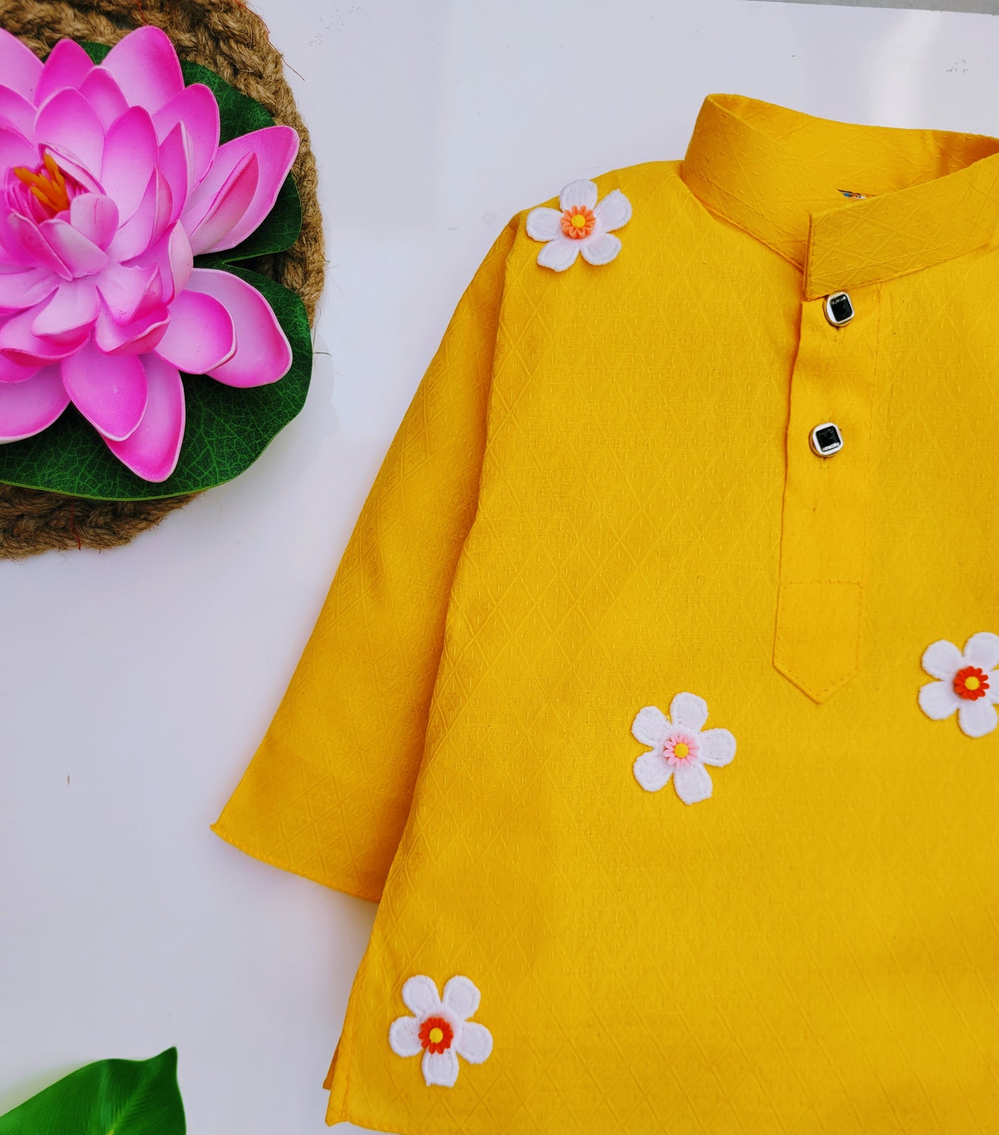 Babynjungle kids - Infant Ethnic wear 100% Cotton Kurta set for Boys
